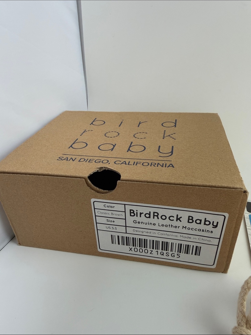 Bird Rock Baby Leather Moccasins New in Box Size 5.5 - Picture 9 of 14